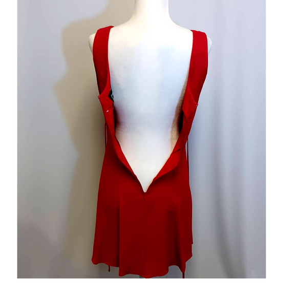 Vintage Red Dress Size 5/6 by All That Jazz - Great Fit! - Picture 4 of 10